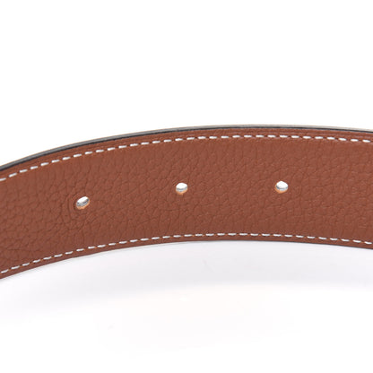 Hermes Box Togo 32mm H Belt 85 Black Gold 5 of 8