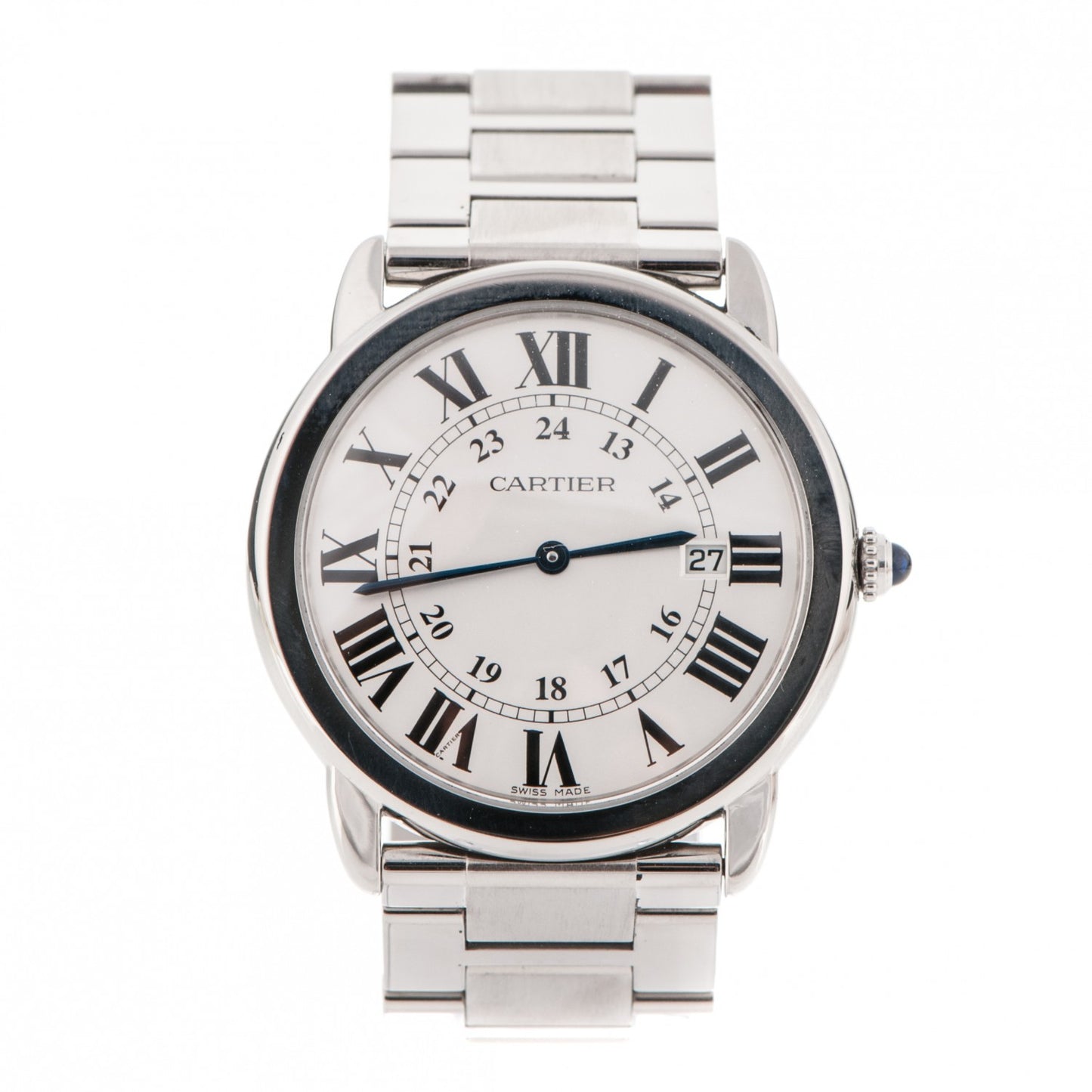 Stainless Steel 36mm Ronde Solo Quartz Watch
