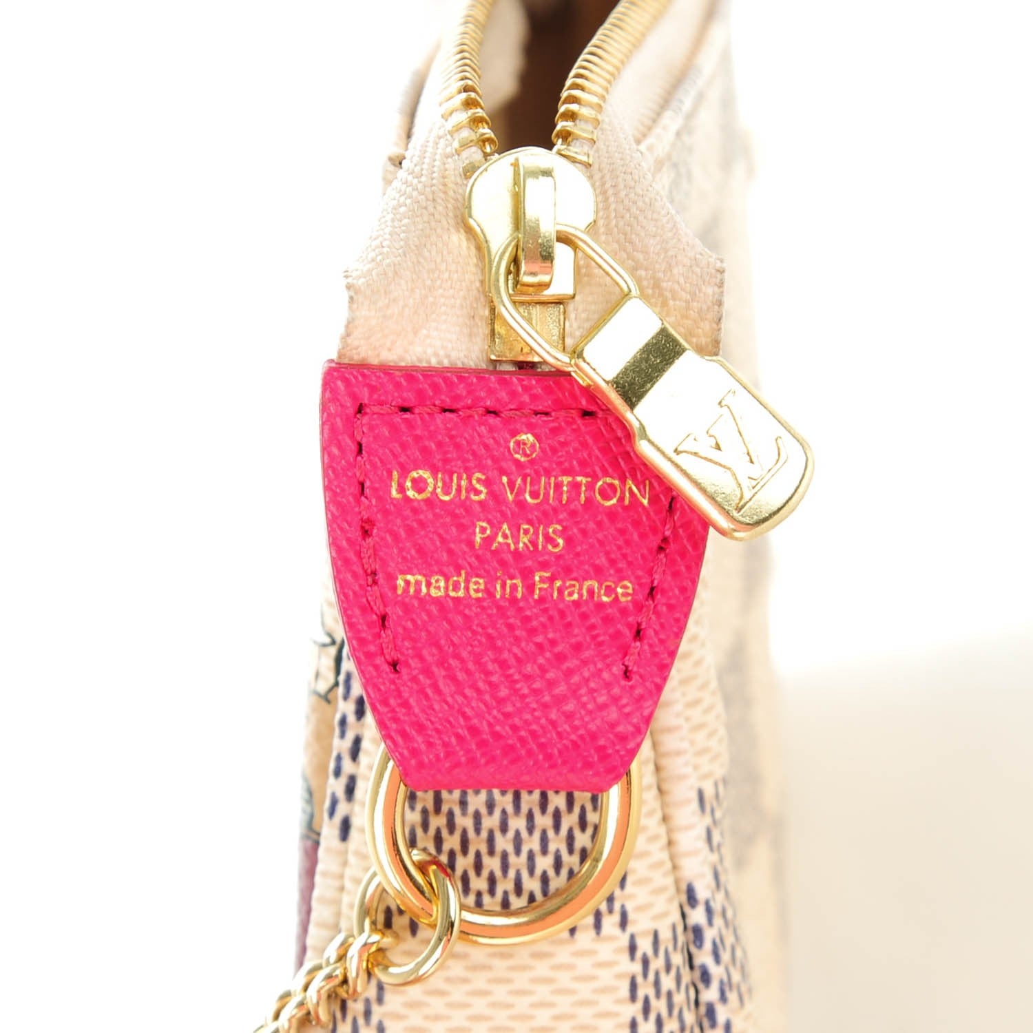 Louis Vuitton Damier Azur 2015 Christmas Animation Mini Pochette Accessories 7 of 7