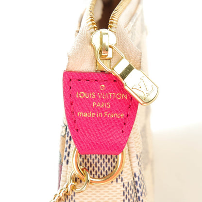 Louis Vuitton Damier Azur 2015 Christmas Animation Mini Pochette Accessories 7 of 7
