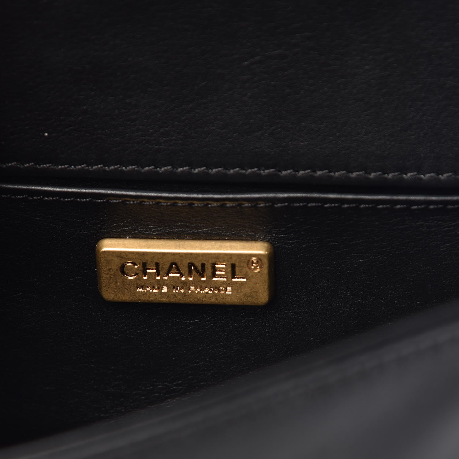 Chanel Metallic Alligator Small Boy Flap Black Gold 6 of 10