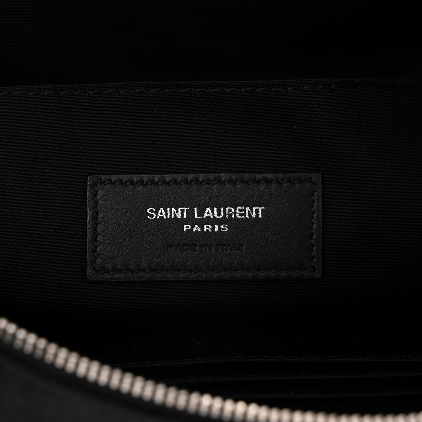 Canvas Monogram Belt Bag Black
