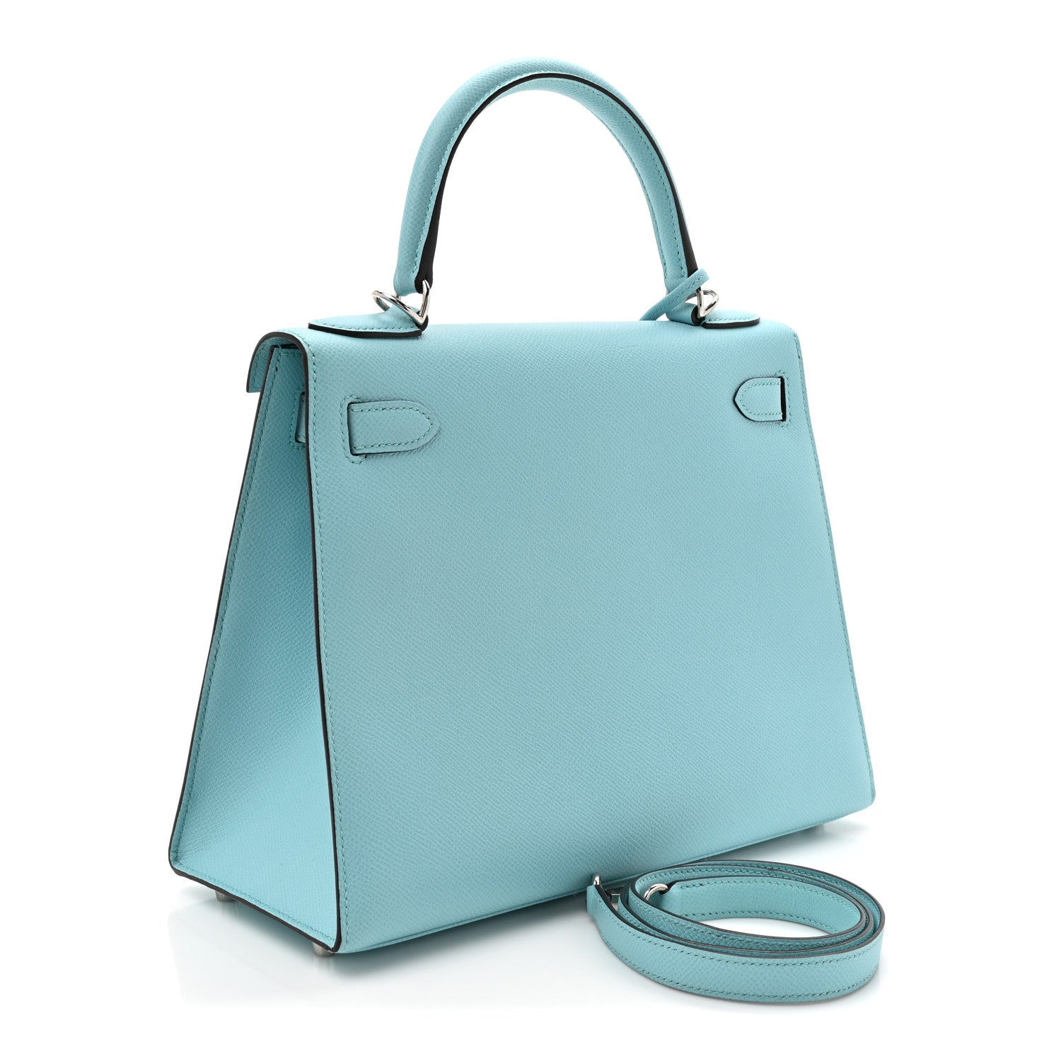Hermes Epsom Kelly Sellier 28 Bleu Atoll 3 of 12
