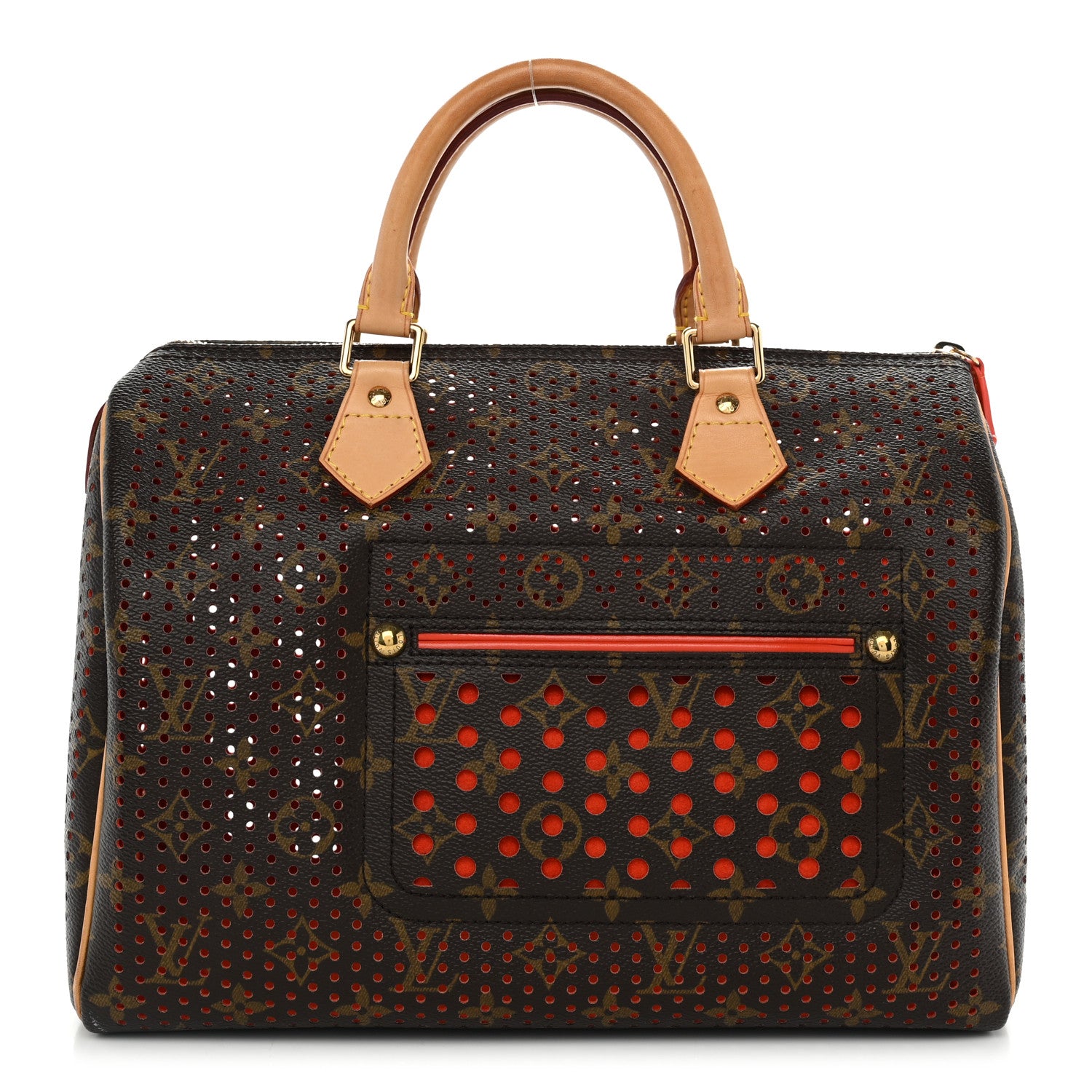 Louis Vuitton Monogram Perforated Speedy 30 Fuchsia 1 of 11