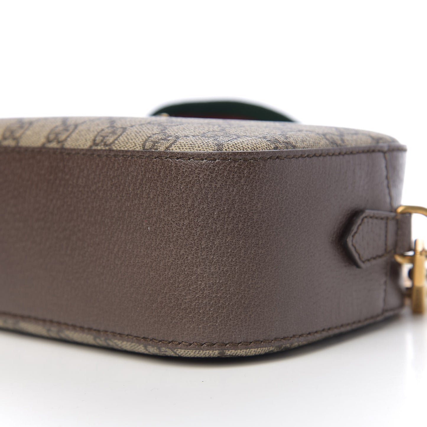 GG Supreme Monogram Web Neo Vintage Shoulder Bag Beige New Acero Crop