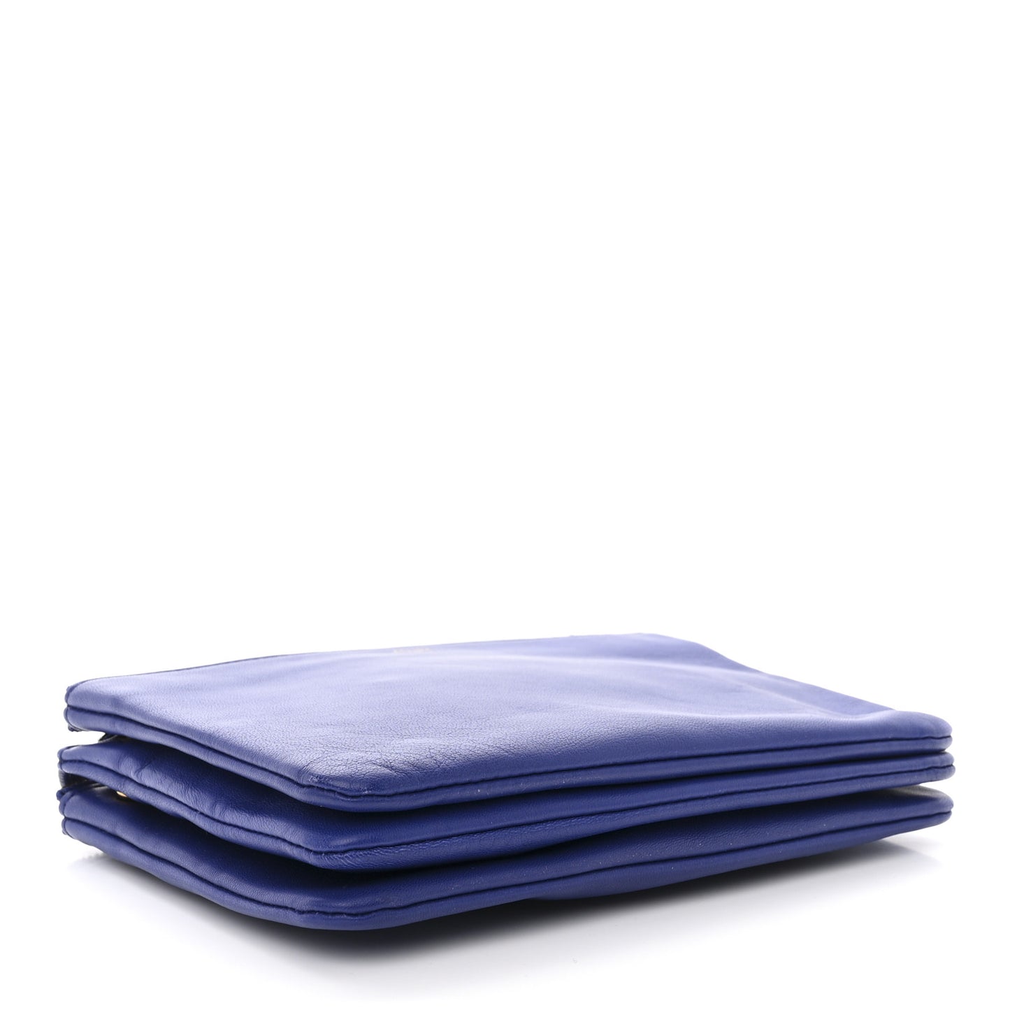 Lambskin Small Trio Crossbody Bag Indigo