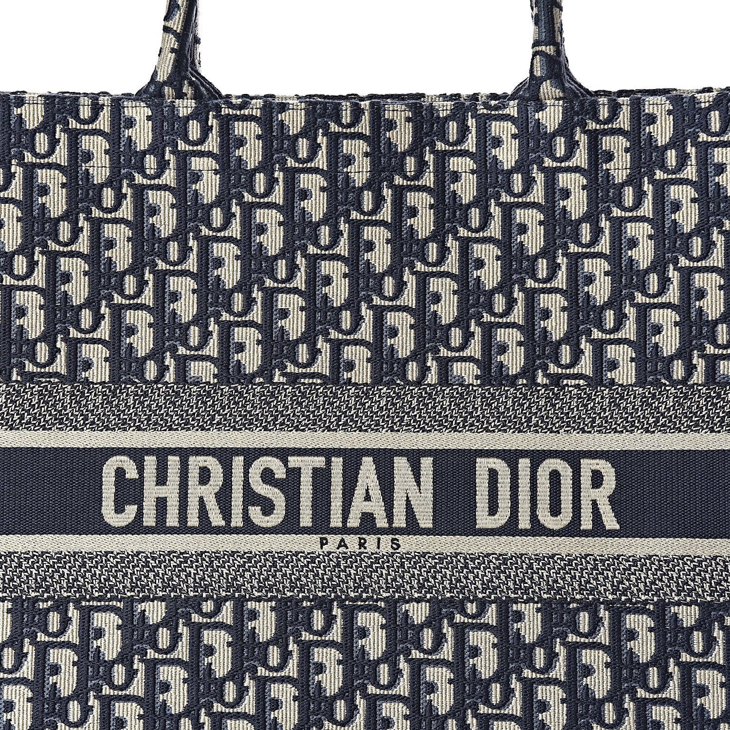 Christian Dior Oblique Book Tote Blue Multicolor 8 of 11