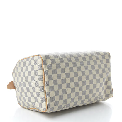 Louis Vuitton Damier Azur Speedy 30 4 of 10