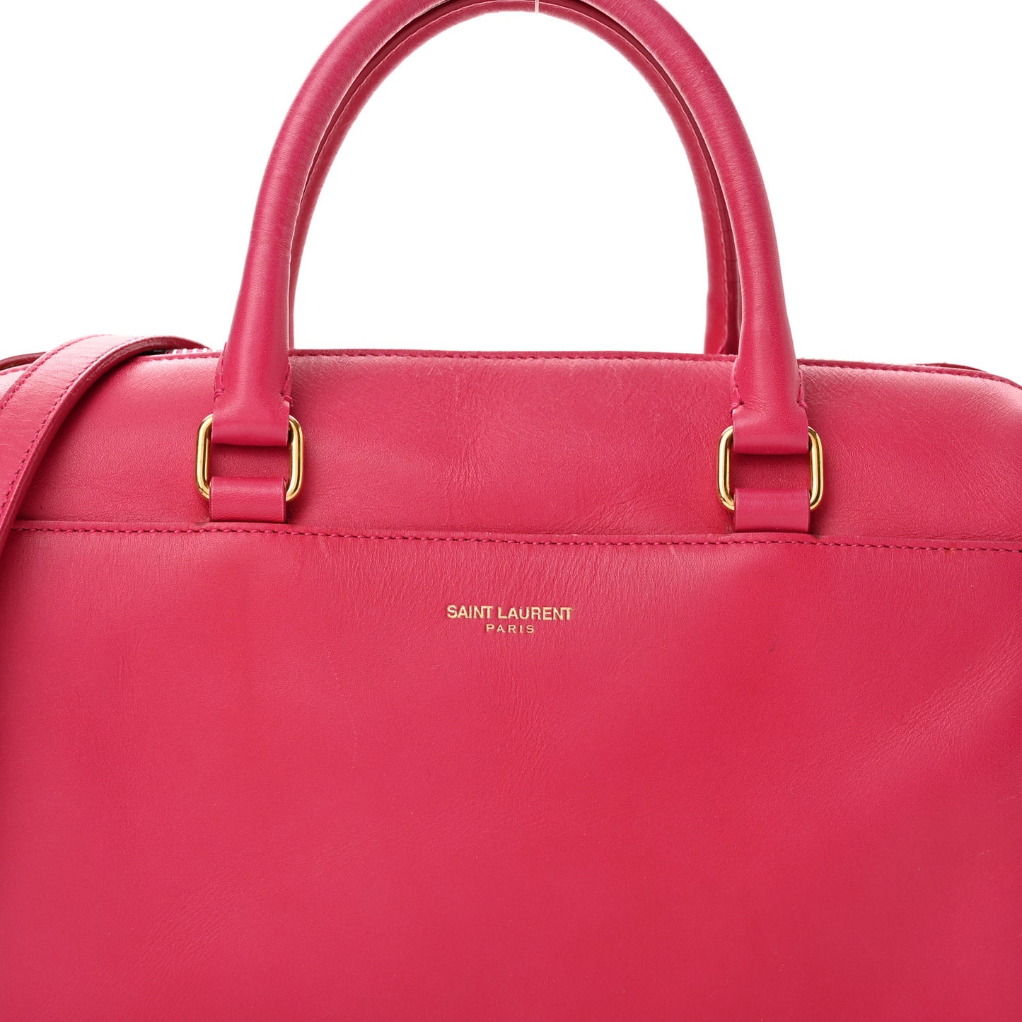 Calfskin Classic Baby Duffle Fuchsia