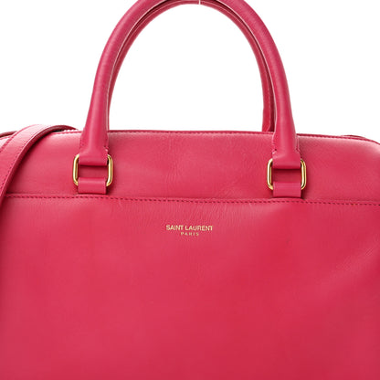 Saint Laurent Calfskin Classic Baby Duffle Fuchsia 7 of 13