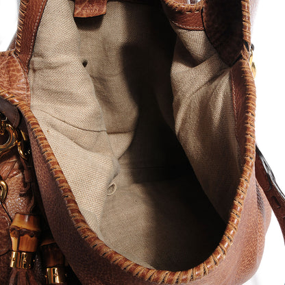 Gucci Leather Large New Jackie Shoulder Bag Maple Brown 5 of 7