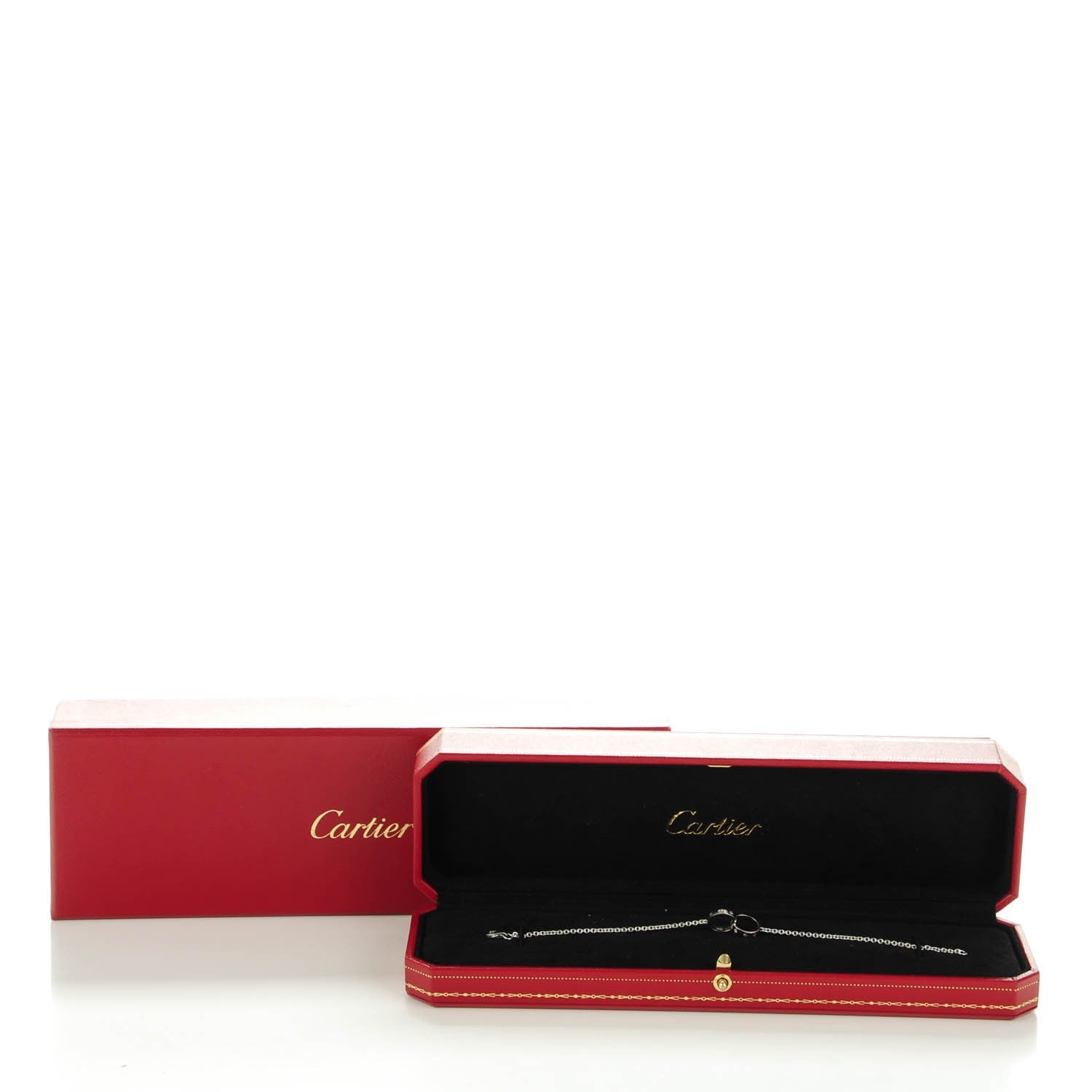 Cartier 18K White Gold Interlocking LOVE Bracelet 6 of 6