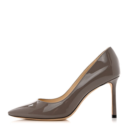 Jimmy Choo Patent Romy 85 Pumps 36 Opal Grey 1 of 8