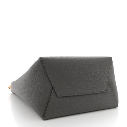 Celine Soft Grained Calfskin Small Sangle Bucket Bag Kohl 4 of 9
