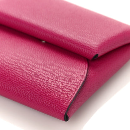 Hermes Epsom Bastia Coin Purse Rose Pourpre 9 of 9