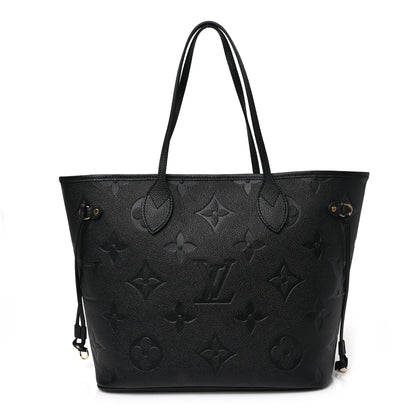 Louis Vuitton Empreinte Monogram Giant Neverfull MM Black 1 of 8