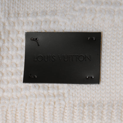 Louis Vuitton Damier Wool Scarf Ivory 3 of 3