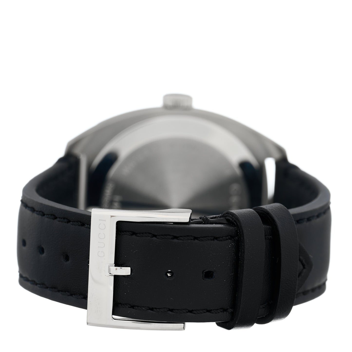 Stainless Steel Calfskin 40mm GG2570 Quartz Watch Black