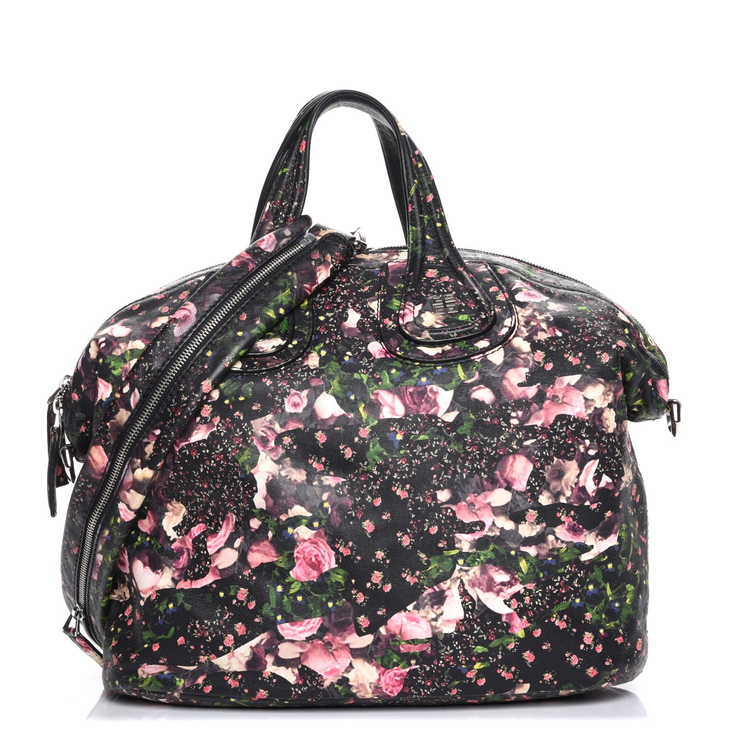 Givenchy Lambskin Roses Camouflage Print Medium Nightingale Black 1 of 8