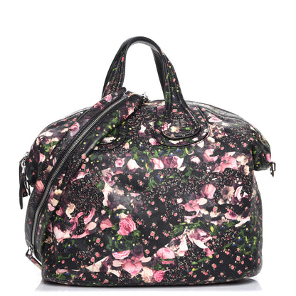 Givenchy Lambskin Roses Camouflage Print Medium Nightingale Black 1 of 8