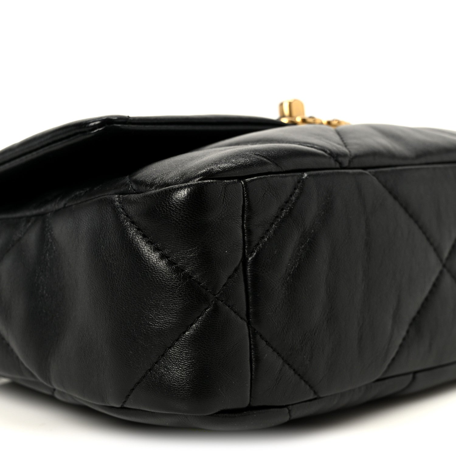 Chanel Lambskin Quilted Medium Chanel 19 Flap Black 9 of 10