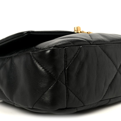 Chanel Lambskin Quilted Medium Chanel 19 Flap Black 9 of 10