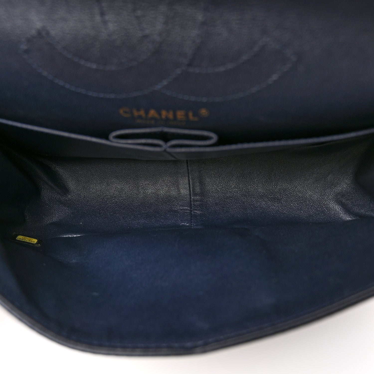 Chanel Caviar Quilted 2.55 Reissue 226 Flap Navy Blue 5 of 12