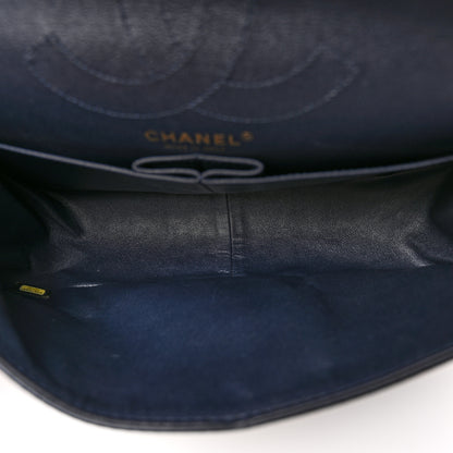 Chanel Caviar Quilted 2.55 Reissue 226 Flap Navy Blue 5 of 12