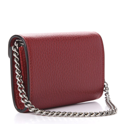 Gucci Calfskin Dionysus Coin Purse Hibiscus Red 3 of 10
