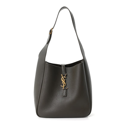 Saint Laurent Smooth Calfskin Small Le 5 A 7 Soft Hobo Light Musk 1 of 9
