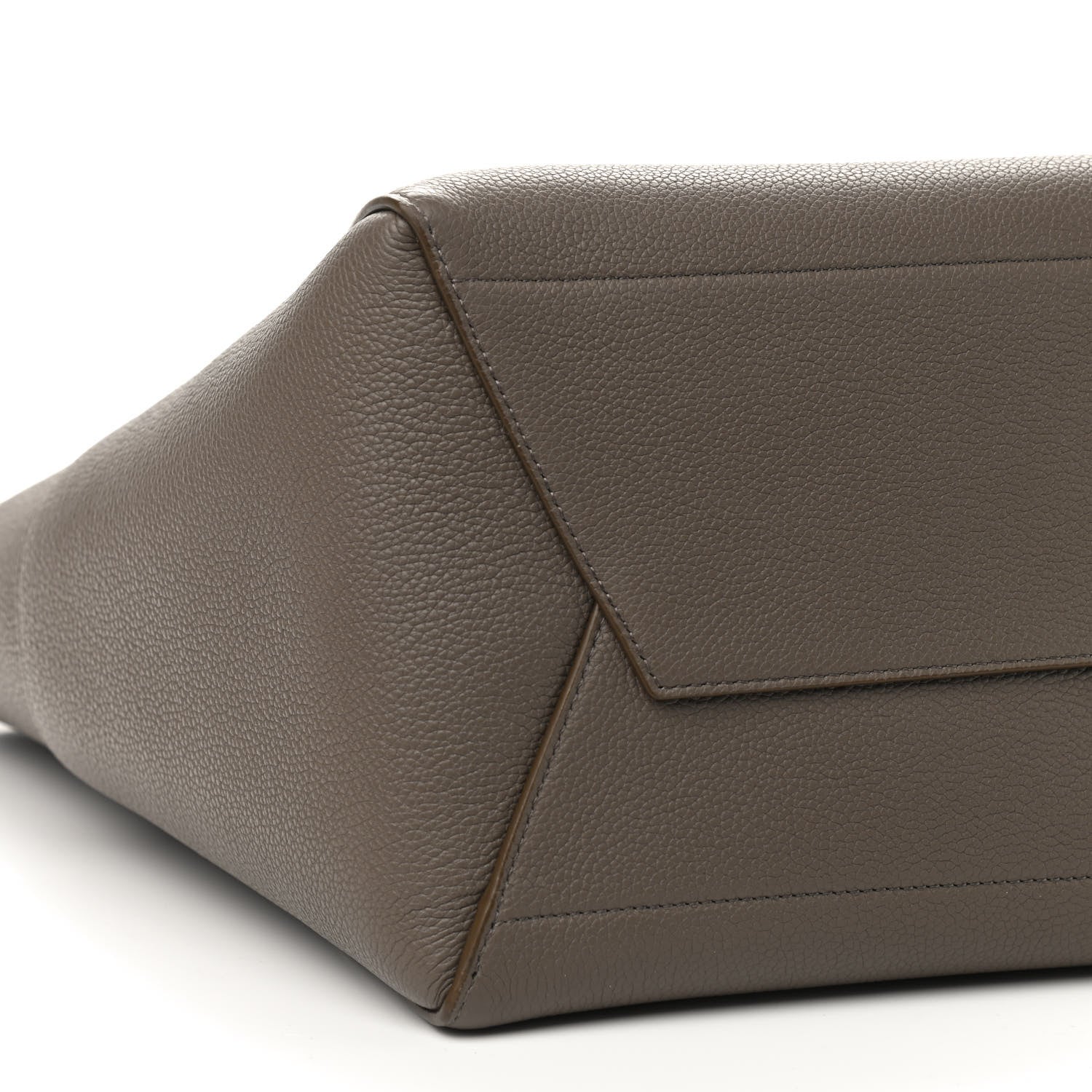 Celine Soft Grained Calfskin Sangle Bucket Bag Taupe 7 of 10