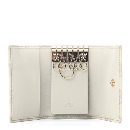 Gucci Guccissima 6 Key Holder Case White 5 of 7