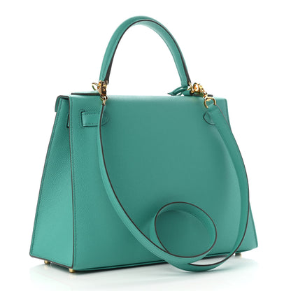 Hermes Epsom Kelly Sellier 28 Vert Verone 2 of 12