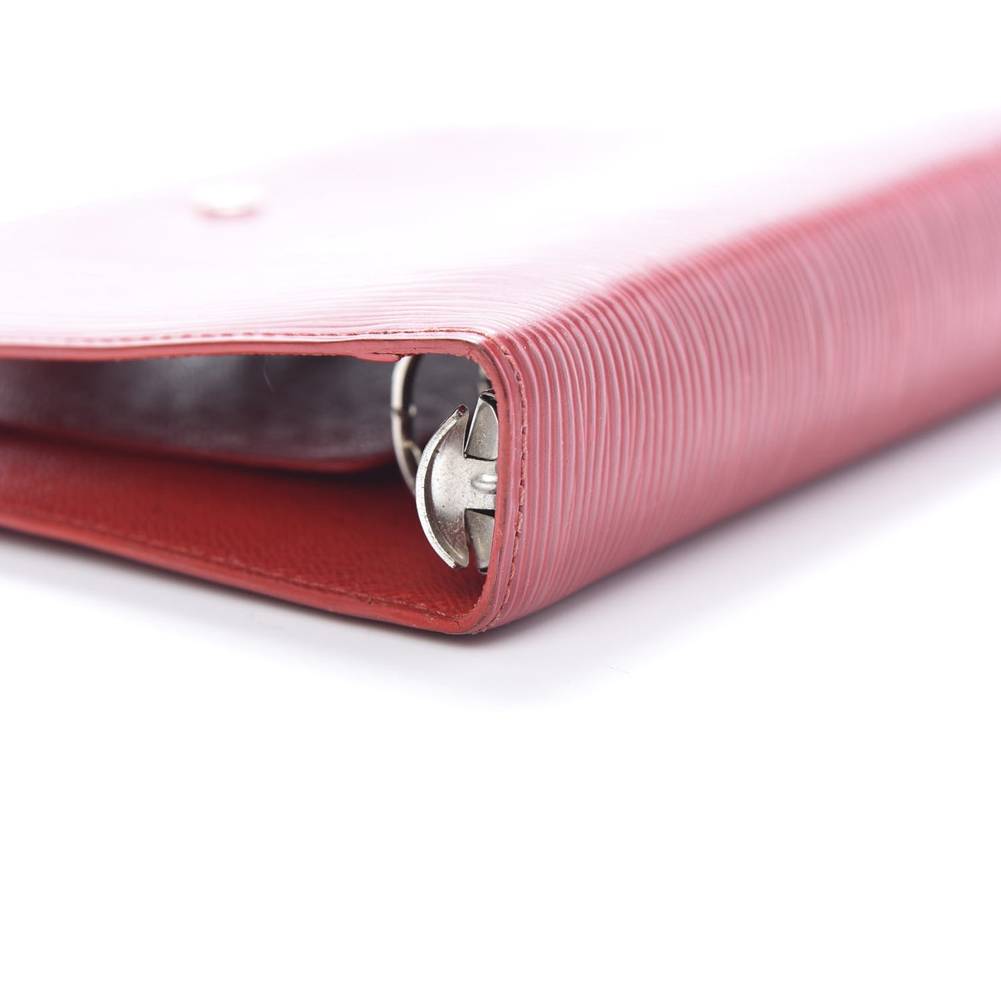 Epi Medium Ring Agenda Cover Rouge