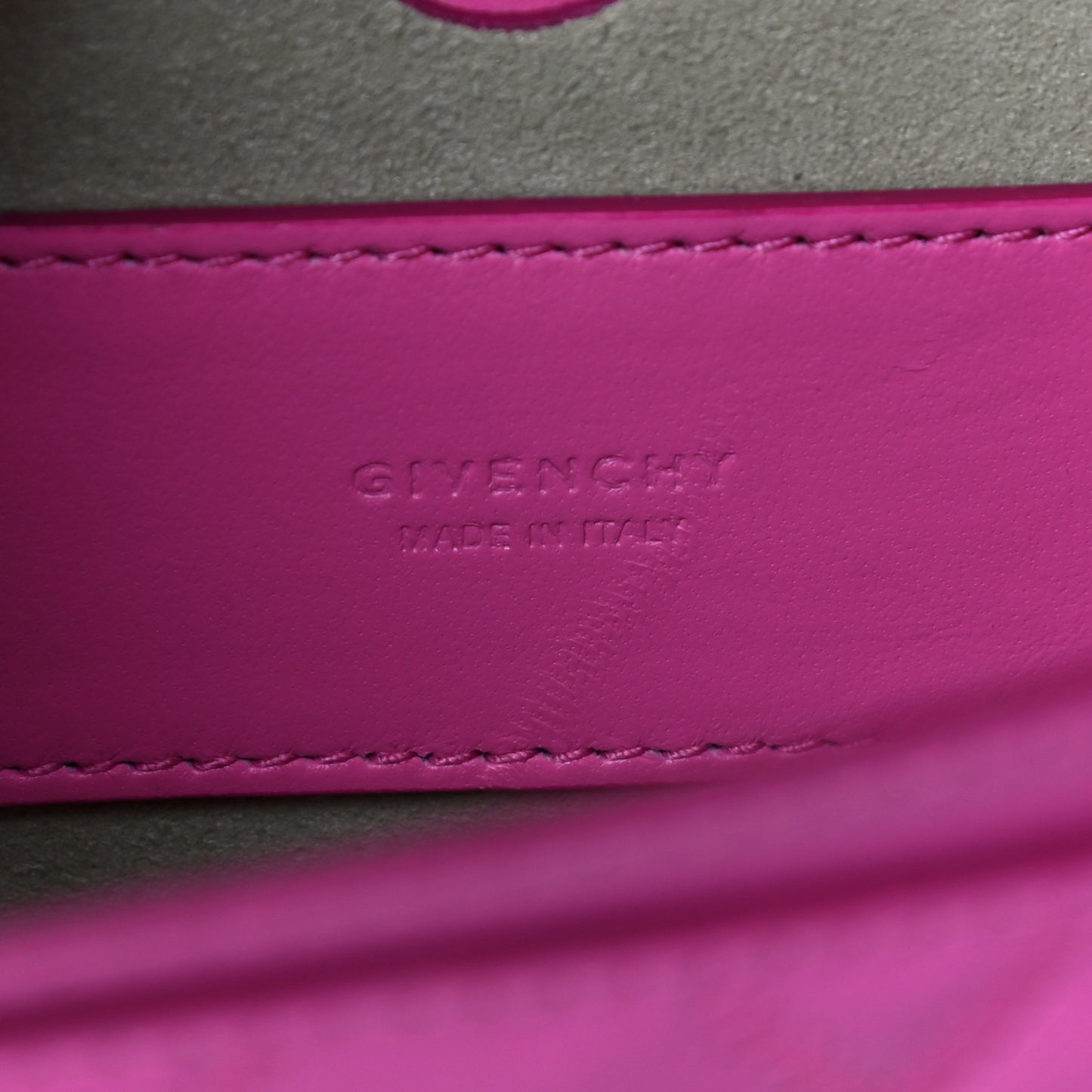 Goatskin Quilted GV3 Mini Pocket Convertible Bag Pink