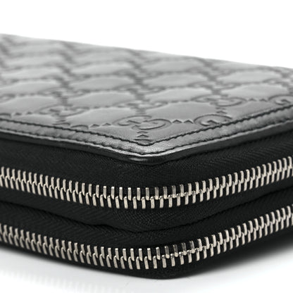 Gucci Guccissima Signature Travel Document Case Black 11 of 12