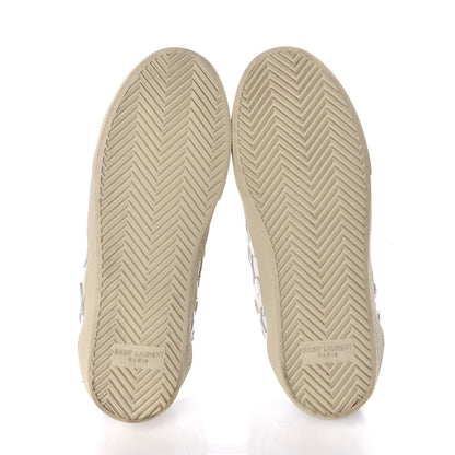 Saint Laurent Nappa Star Court Sneakers 37 Off White 7 of 11
