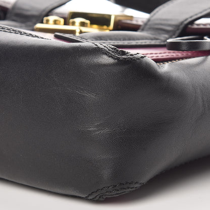 3.1 Phillip Lim 3.1 Smooth Calfskin Tri-Color Mini Pashli Satchel Oxblood 10 of 10
