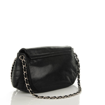 Chanel Caviar Half Moon Large Flap Black 3 of 7