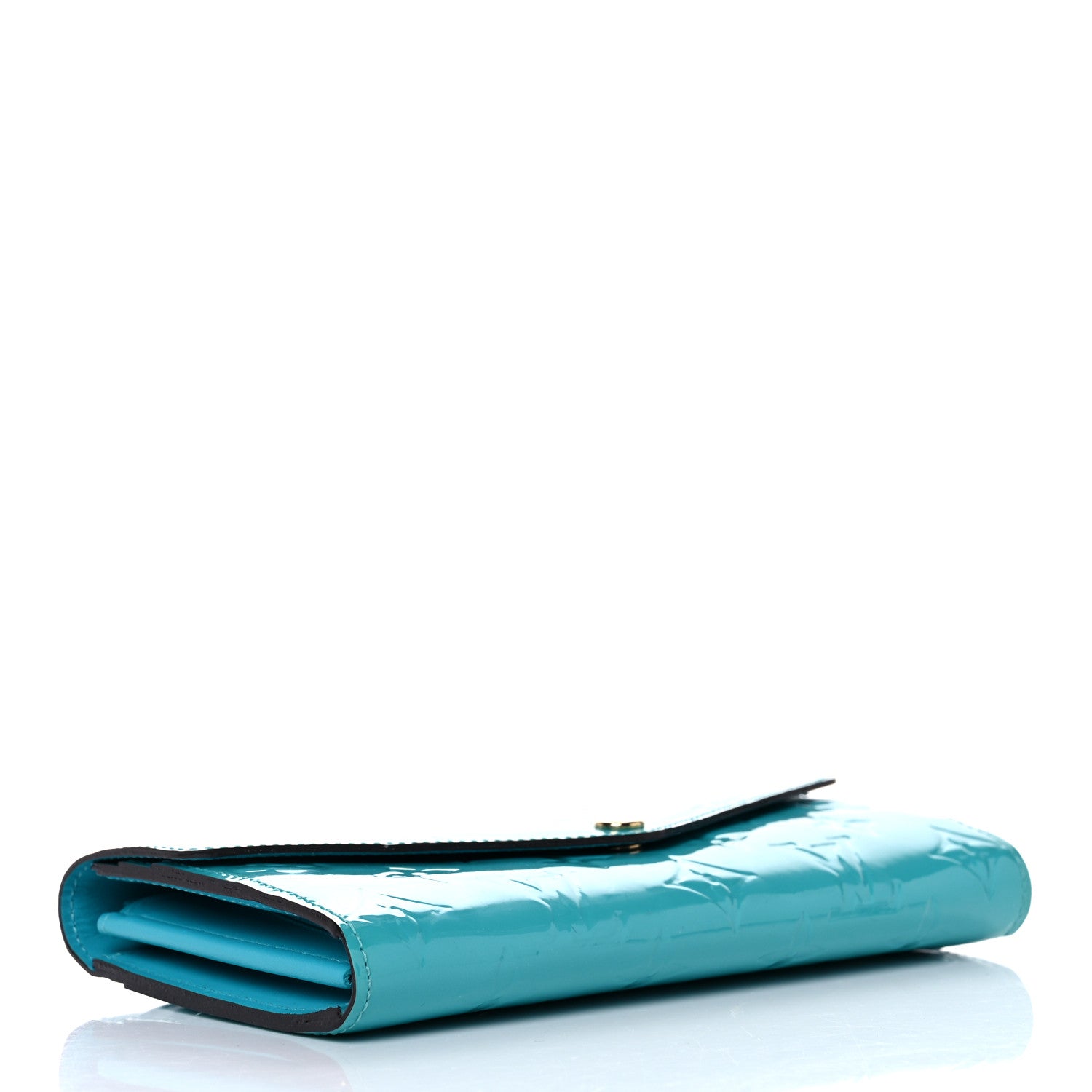 Louis Vuitton Vernis Sarah Wallet NM Turquoise 4 of 9