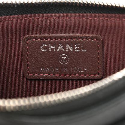 Chanel Lambskin Quilted Classic Zip Pouch Black 6 of 8