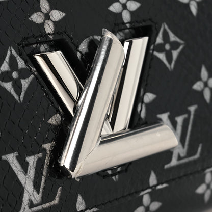Louis Vuitton Snakeskin Monogram Twist Shoulder Bag PM Black 11 of 12