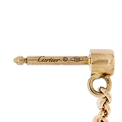 Cartier 18K Pink Yellow White Gold Baby Trinity Drop Earrings 4 of 5