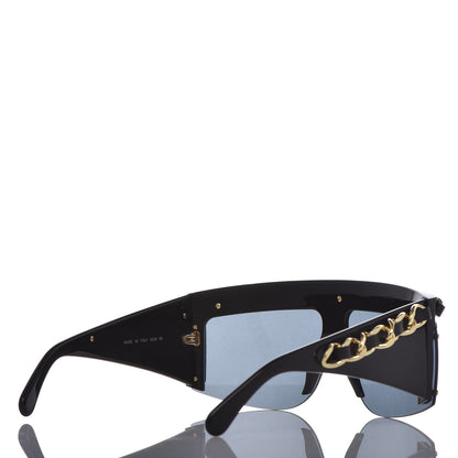 Chanel Chain Sunglasses 0026 Black 4 of 6
