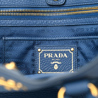 Prada Vitello Daino Tote Cobalto 5 of 16