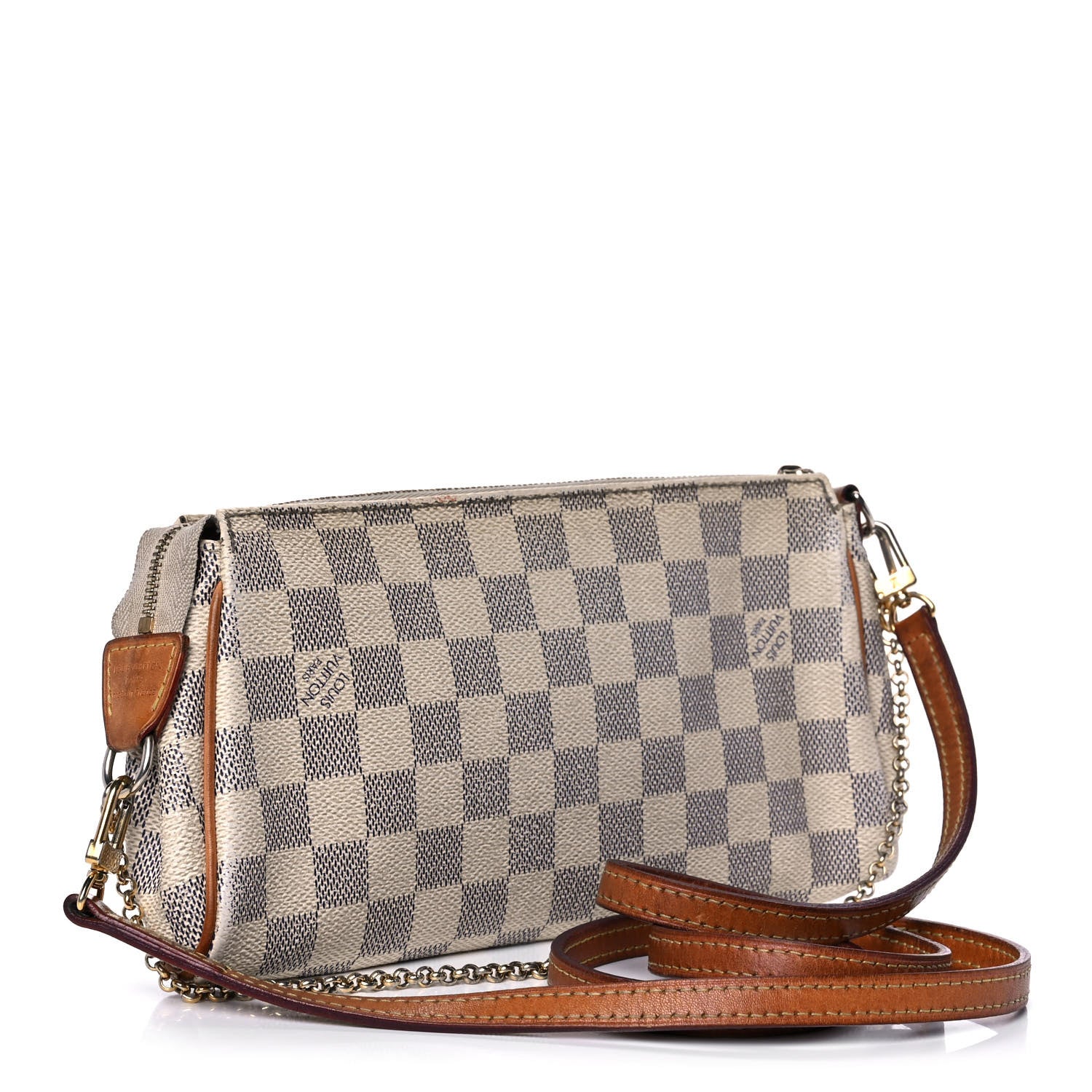 Louis Vuitton Damier Azur Eva Clutch 3 of 12