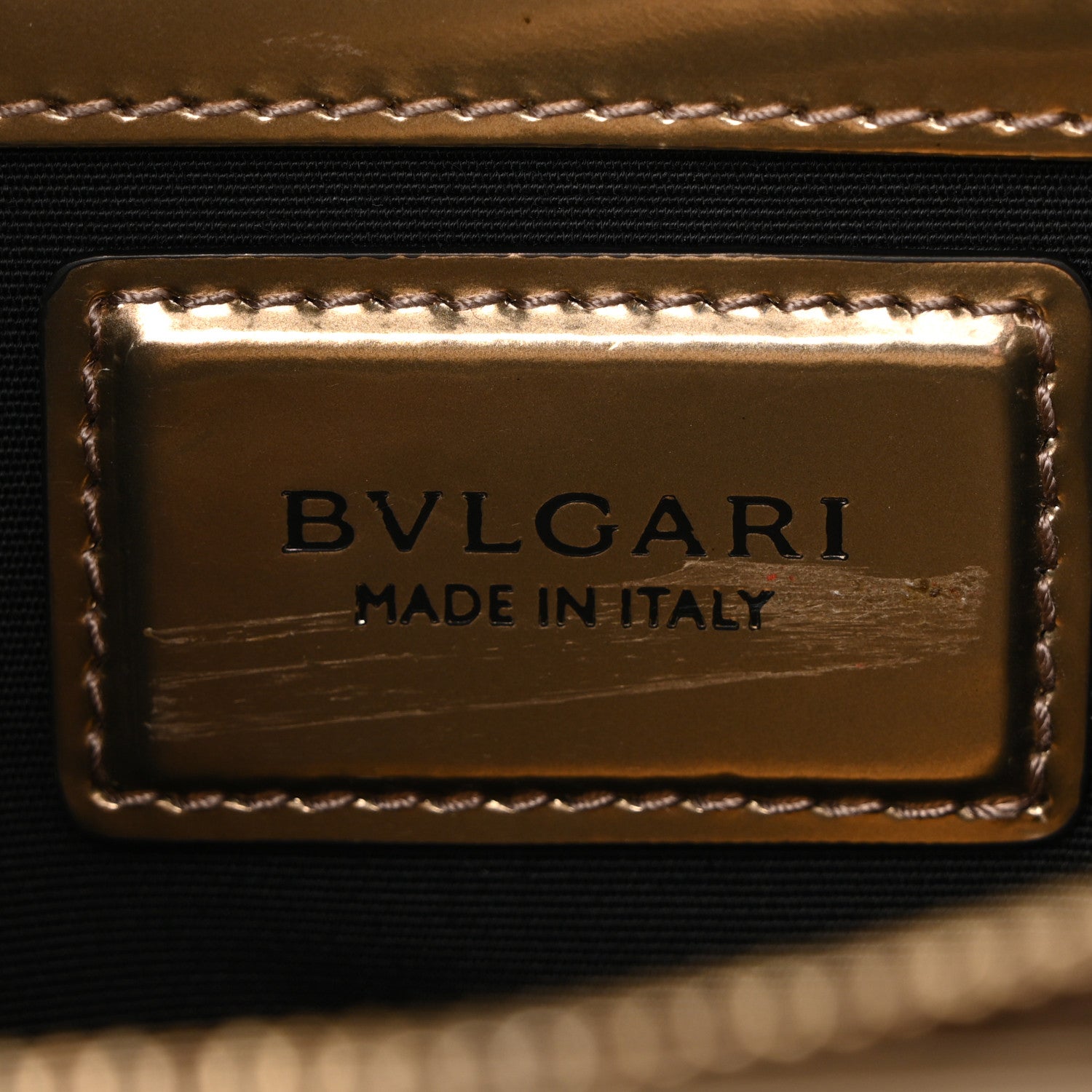 Bulgari Metallic Calfskin Serpenti Forever Shoulder Bag Bronze 6 of 11