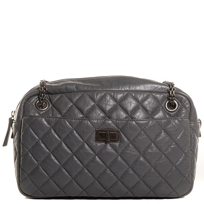 Chanel Aged Calfskin Medium Reissue Camera Case Grey 1 of 8