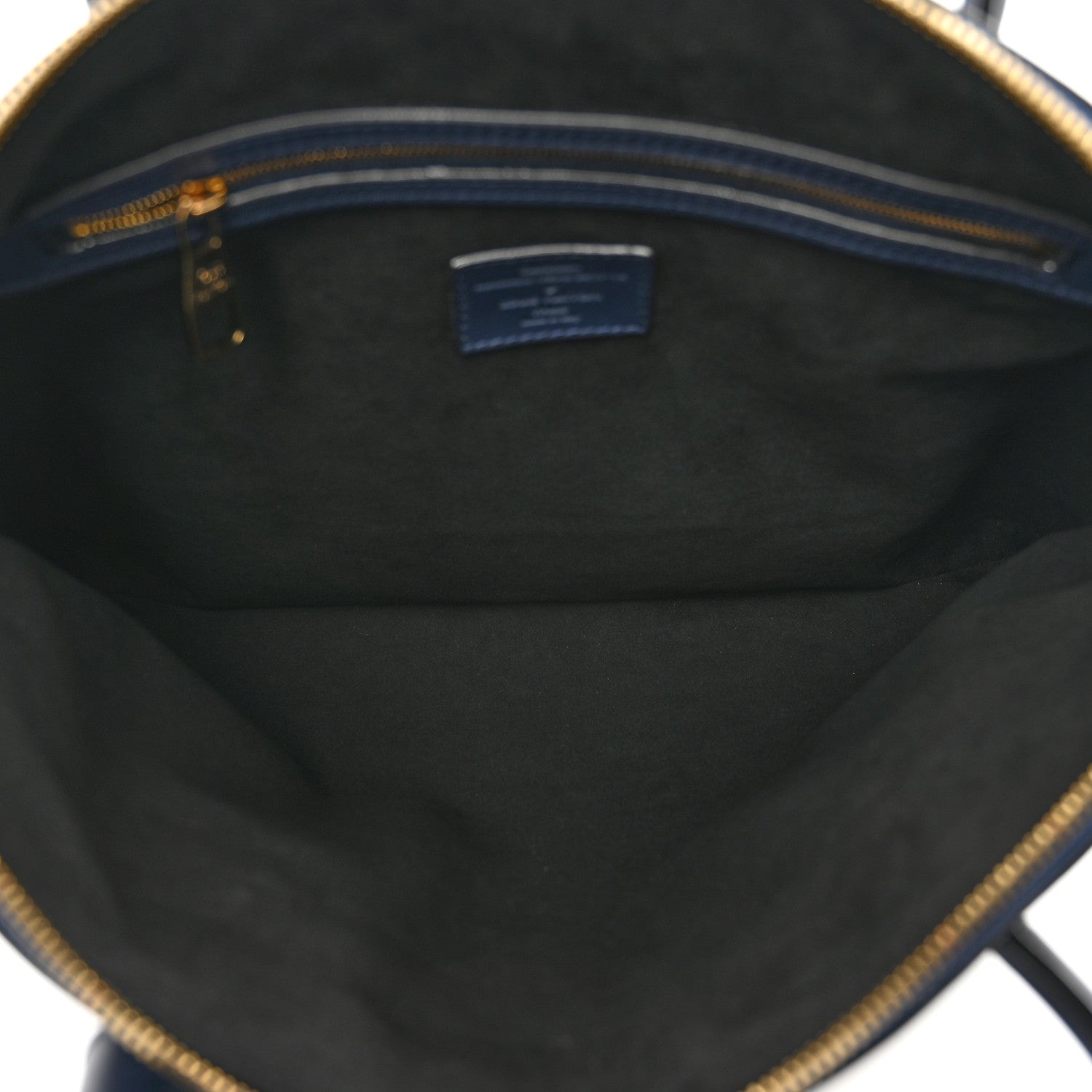 Louis Vuitton Monogram Addiction Vertical Lockit MM Blue 6 of 10