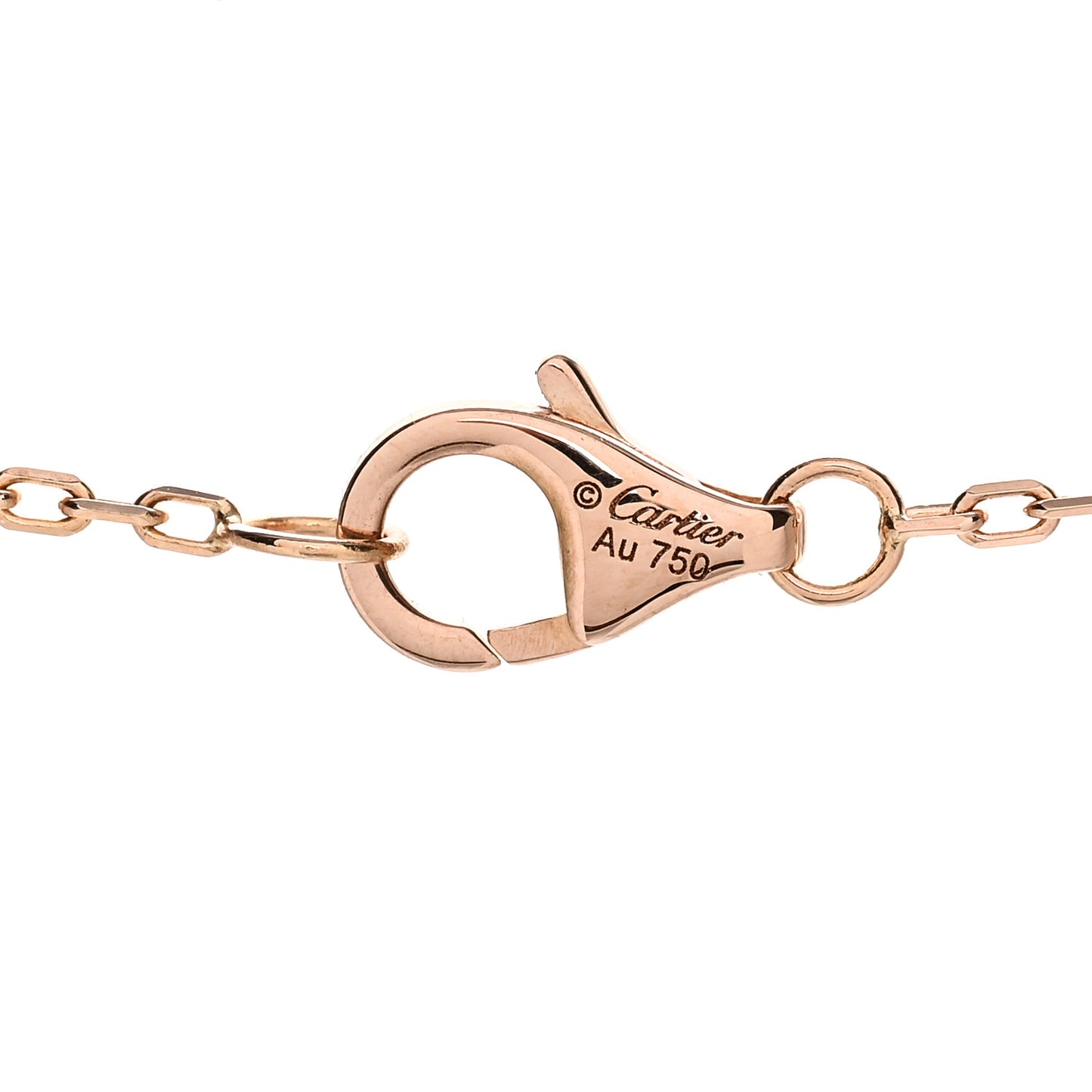 18K Pink Yellow White Gold Baby Trinity Pendant Necklace